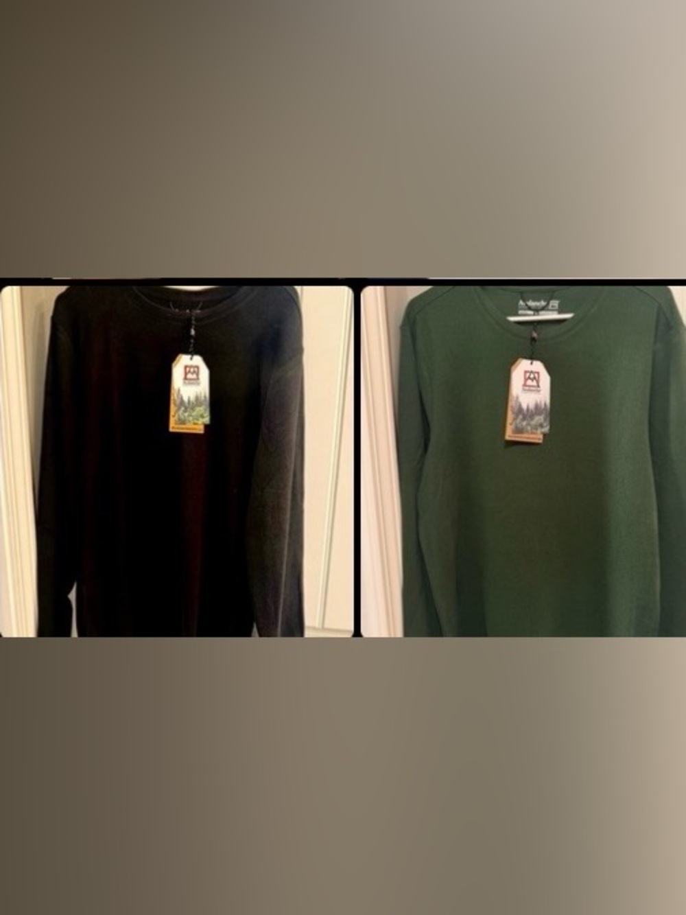 Lot of 2 Avalanche Long Sleeve Shirt Men's Size Medium NWT.